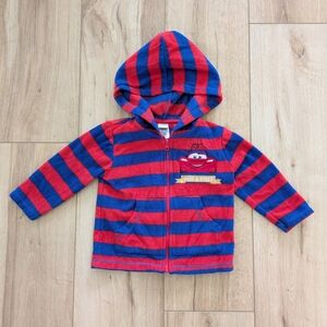 Disney Red and Blue Striped Hoodie